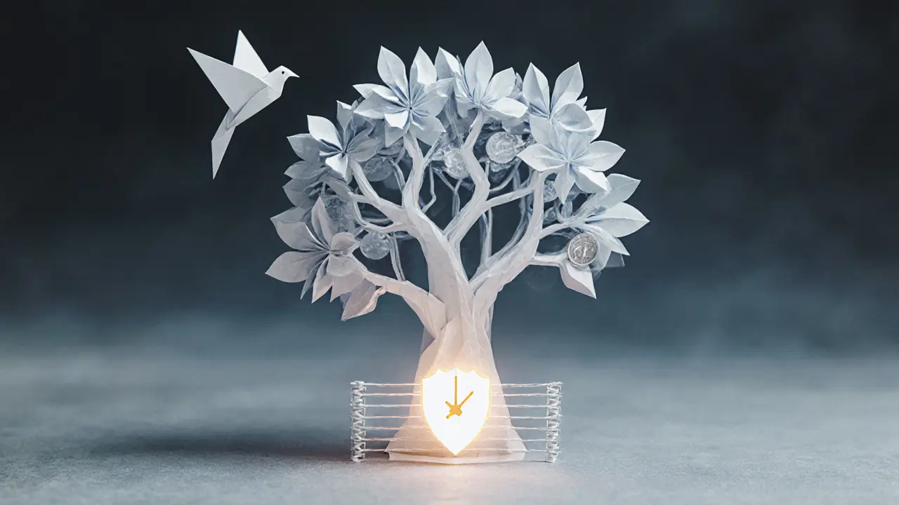 Paper wallet unfolding into a tree of voting systems with delegate branches