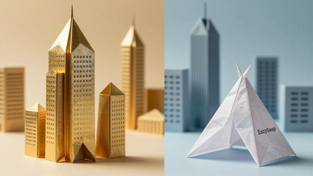 Robust origami tower vs flimsy paper tent
