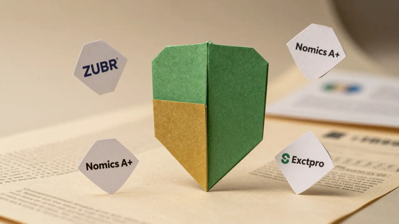 Origami symbols of crypto trust and verification